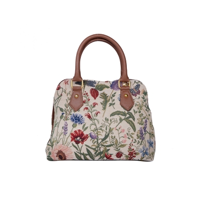 SAC25258-5(fleurs du jardin-beige)