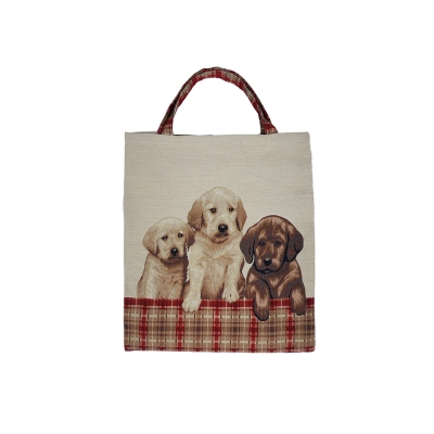 CB421(trois chiens-beige)