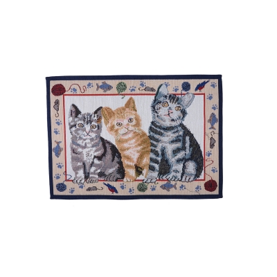 SET157(trois chats-beige)