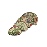 TR08-2(fleur du jardin-beige) trousse cosmetique set