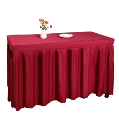 HT-05(housse de table avec jupe)