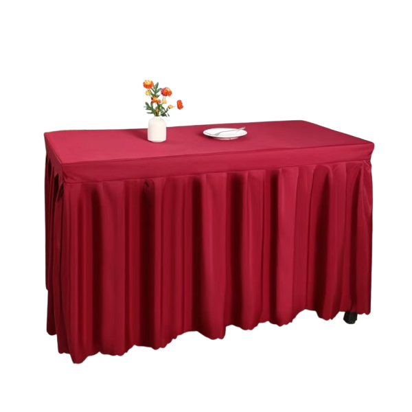 HT-05(housse de table avec jupe)