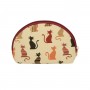 TR25366-17(chat beige) trousse cosmetique