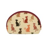 TR25366-17(chat beige) trousse cosmetique