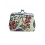 PM01-1(fleur du jardin-beige) porte-monnaie